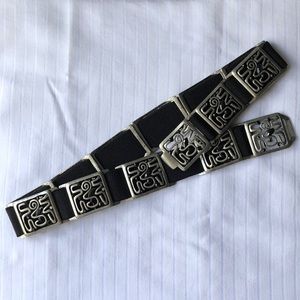 Chico’s Vintage Metal Stretchy Belt